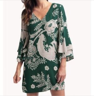 Ella Moss Riya Bell Sleeve Dress Size XS